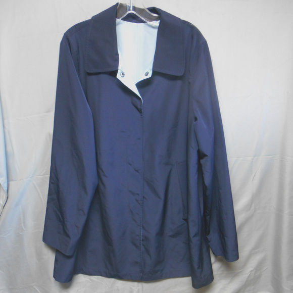 Centigrade Outerwear Jackets & Blazers - Centigrade Outerwear blue reversible coat L